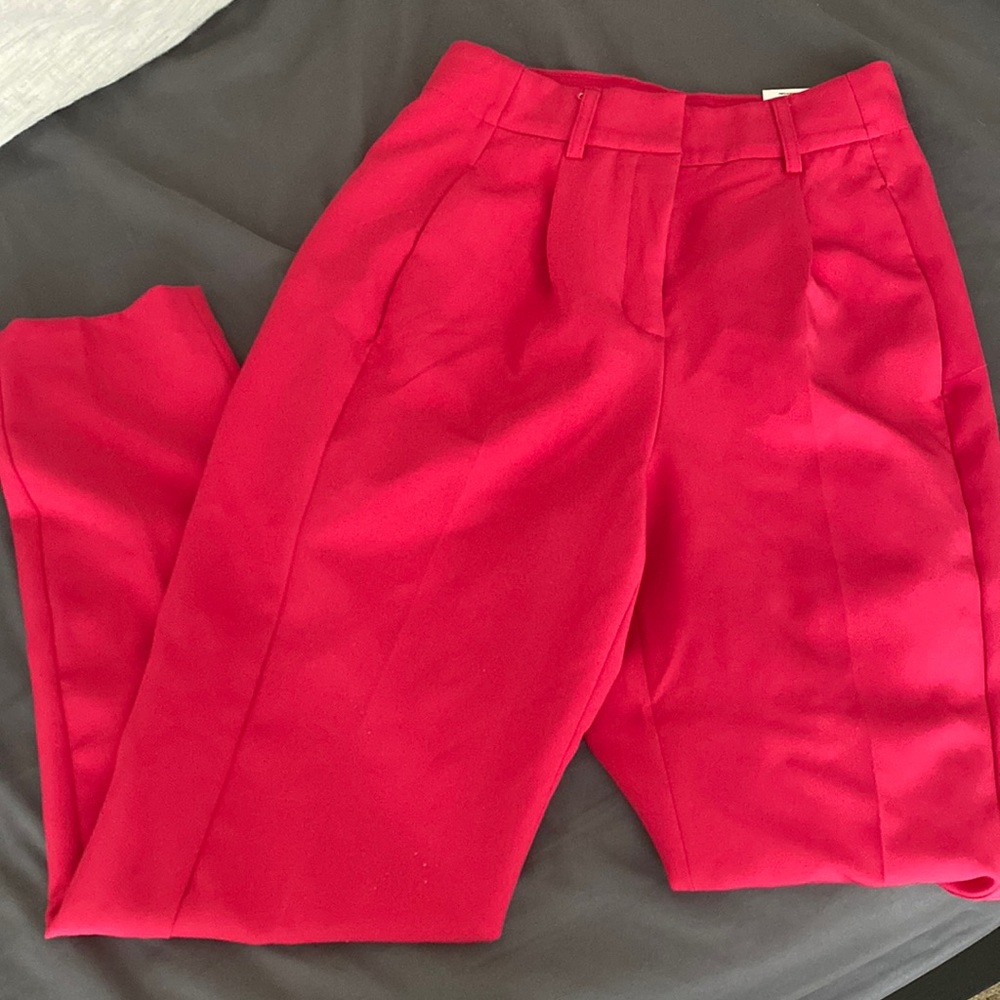 EXPRESS pants high waist hot pink 00